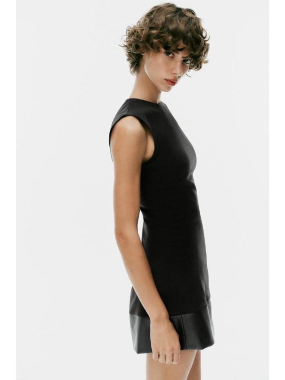 ZARA CONTRAST MINI DRESS 4764/202/800